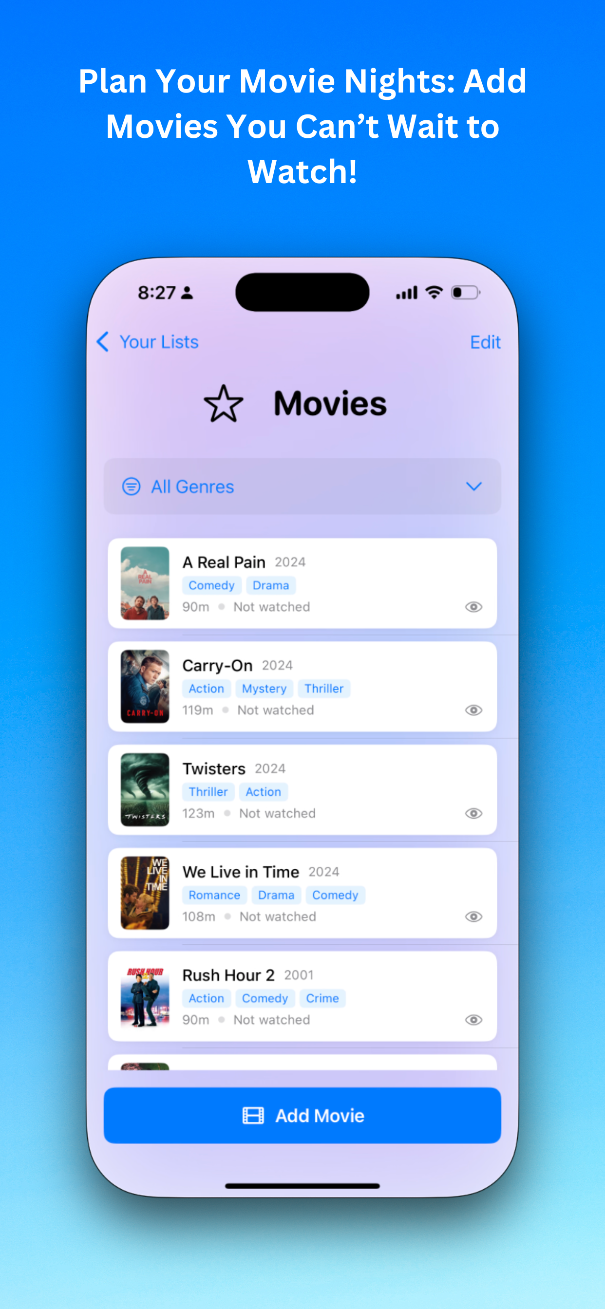 QueueKeeper Movie Details
